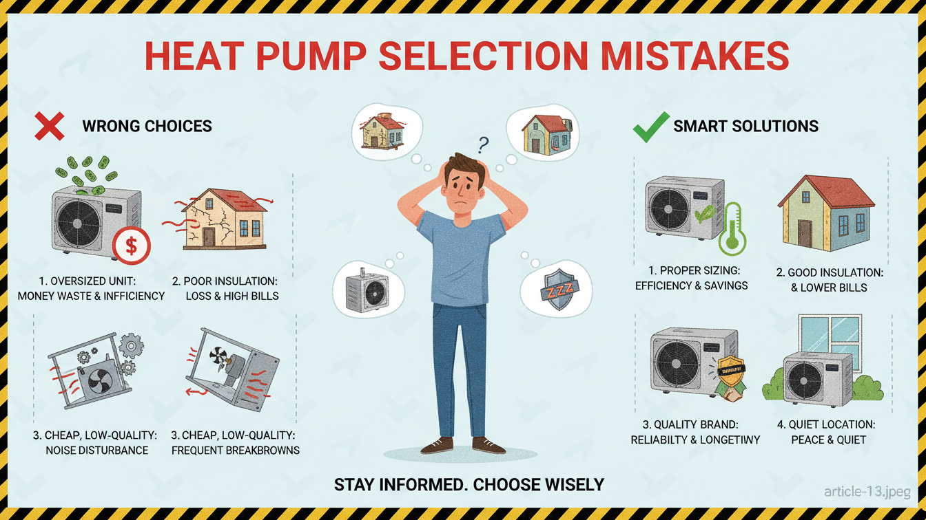 10 главных ошибок при выборе теплового насоса