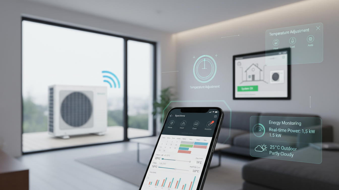 Умное управление тепловым насосом через Wi-Fi