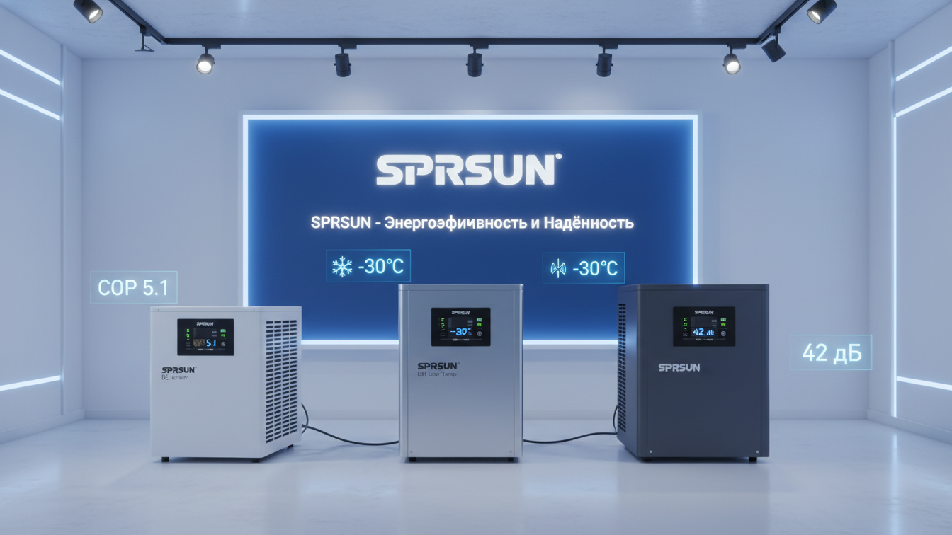 Тепловые насосы SPRSUN: подробный обзор линейки